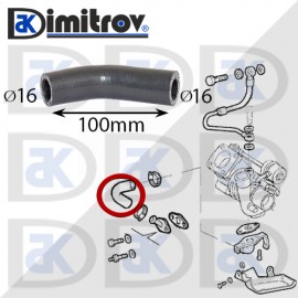 Маркуч турбо Alfa Romeo 145 146 147 156 Fiat Brava Bravo Doblo Marea Multipla Punto Strana Lancia Lybra
